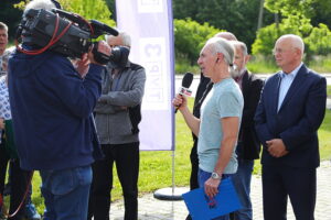 28.05.2025. Brzeziny. Program "Interwencja" Radia Kielce i TVP3 Kielce / Fot. Wiktor Taszłow - Radio Kielce