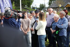 28.05.2025. Brzeziny. Program "Interwencja" Radia Kielce i TVP3 Kielce / Fot. Wiktor Taszłow - Radio Kielce