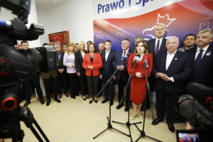29.05.2025. Kielce. Konferencja Prawa i Sprawiedliwości. Fot. Wiktor Taszłow - Radio Kielce
