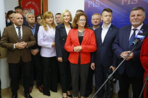 29.05.2025. Kielce. Konferencja Prawa i Sprawiedliwości. Fot. Wiktor Taszłow - Radio Kielce