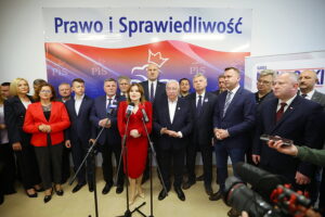 29.05.2025. Kielce. Konferencja Prawa i Sprawiedliwości. Fot. Wiktor Taszłow - Radio Kielce