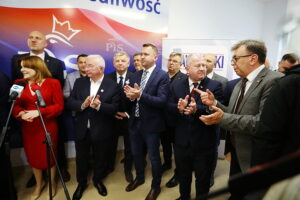 29.05.2025. Kielce. Konferencja Prawa i Sprawiedliwości. Fot. Wiktor Taszłow - Radio Kielce