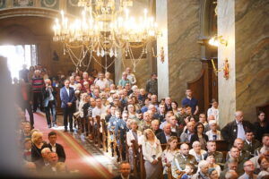 03.05.2025. Kielce. Msza święta otwierająca świętokrzyskie obchody Święta Konstytucji 3 Maja / Fot. Wiktor Taszłow - Radio Kielce