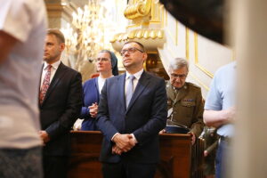 03.05.2025. Kielce. Msza święta otwierająca świętokrzyskie obchody Święta Konstytucji 3 Maja / Fot. Wiktor Taszłow - Radio Kielce