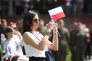 Niech żyje wolna Polska! Kielczanie uczcili 3 Maja - Radio Kielce