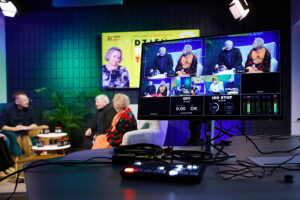 „Dzień Dobry, to Ja! Rozmowy inne niż wszystkie w Radiu Kielce”. Teresa i Mirosław Bielińscy - Radio Kielce „Dzień Dobry, to Ja! Rozmowy inne niż wszystkie w Radiu Kielce” / Fot. Wiktor Taszłow – Radio Kielce