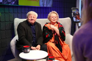„Dzień Dobry, to Ja! Rozmowy inne niż wszystkie w Radiu Kielce”. Na zdjęciu Mirosław Bieliński i Teresa Bielińska / Fot. Wiktor Taszłow – Radio Kielce