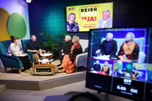 „Dzień Dobry, to Ja! Rozmowy inne niż wszystkie w Radiu Kielce”. Teresa i Mirosław Bielińscy - Radio Kielce „Dzień Dobry, to Ja! Rozmowy inne niż wszystkie w Radiu Kielce” / Fot. Wiktor Taszłow – Radio Kielce