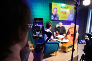 „Dzień Dobry, to Ja! Rozmowy inne niż wszystkie w Radiu Kielce”. Teresa i Mirosław Bielińscy - Radio Kielce „Dzień Dobry, to Ja! Rozmowy inne niż wszystkie w Radiu Kielce” / Fot. Wiktor Taszłow – Radio Kielce