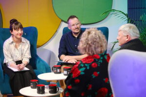 „Dzień Dobry, to Ja! Rozmowy inne niż wszystkie w Radiu Kielce”. Teresa i Mirosław Bielińscy - Radio Kielce „Dzień Dobry, to Ja! Rozmowy inne niż wszystkie w Radiu Kielce” / Fot. Wiktor Taszłow – Radio Kielce