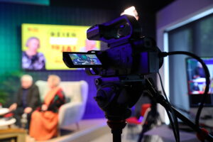 „Dzień Dobry, to Ja! Rozmowy inne niż wszystkie w Radiu Kielce”. Teresa i Mirosław Bielińscy - Radio Kielce „Dzień Dobry, to Ja! Rozmowy inne niż wszystkie w Radiu Kielce” / Fot. Wiktor Taszłow – Radio Kielce