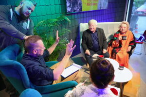 „Dzień Dobry, to Ja! Rozmowy inne niż wszystkie w Radiu Kielce”. Teresa i Mirosław Bielińscy - Radio Kielce „Dzień Dobry, to Ja! Rozmowy inne niż wszystkie w Radiu Kielce” / Fot. Wiktor Taszłow – Radio Kielce