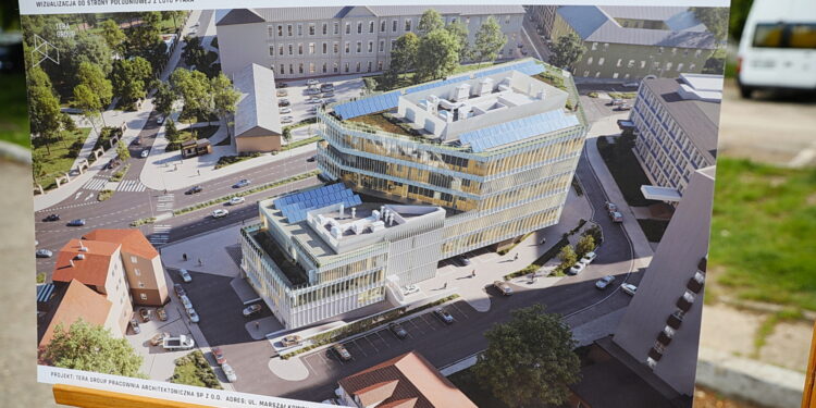 07.05.2025. Kielce. Konferencja nt. planów miasta dotyczących budowy inkubatora przedsiębiorczości / Fot. Wiktor Taszłow - Radio Kielce