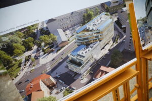 07.05.2025. Kielce. Konferencja nt. planów miasta dotyczących budowy inkubatora przedsiębiorczości / Fot. Wiktor Taszłow - Radio Kielce