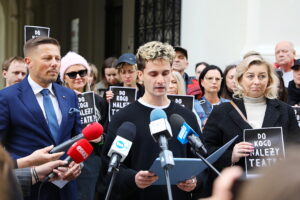 07.05.2025. Kielce. Konferencja radnych z klubu Miasto Przyszłości / Fot. Wiktor Taszłow - Radio Kielce