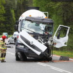 08.05.2025. Niestachów. Wypadek / Fot. Wiktor Taszłow - Radio Kielce