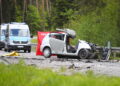 08.05.2025. Niestachów. Wypadek / Fot. Wiktor Taszłow - Radio Kielce