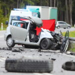 08.05.2025. Niestachów. Wypadek / Fot. Wiktor Taszłow - Radio Kielce
