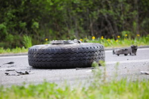 08.05.2025. Niestachów. Wypadek / Fot. Wiktor Taszłow - Radio Kielce