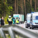 08.05.2025. Niestachów. Wypadek / Fot. Wiktor Taszłow - Radio Kielce