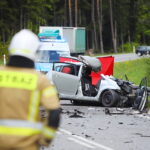 08.05.2025. Niestachów. Wypadek / Fot. Wiktor Taszłow - Radio Kielce