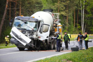 08.05.2025. Niestachów. Wypadek / Fot. Wiktor Taszłow - Radio Kielce