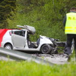 08.05.2025. Niestachów. Wypadek / Fot. Wiktor Taszłow - Radio Kielce