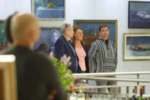 08.05.2025. Kielce. Wernisaż wystawy "Obrazy ciszy" Macieja Mazurka / Fot. Wiktor Taszłow - Radio Kielce