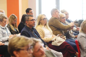 09.05.2025. Kielce. Targi Kielce. Konferencja na temat tego, jak budować nową ścieżkę kariery po 45. roku życia / Fot. Wiktor Taszłow - Radio Kielce
