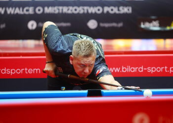 Kielczanie przegrali pierwszy mecz półfinałowy - Radio Kielce 09.05.2025. Kielce. Galeria Echo. Bilardowa Ekstraklasa - drugi zjazd / Fot. Wiktor Taszłow - Radio Kielce