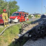 Pięć osób rannych po zderzeniu dwóch samochodów - Radio Kielce 28.05.2025. Morawica. Wypadek / Fot. Daniel Czwartosz - Radio Kielce