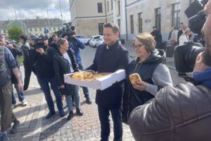 19.05.2025. Skarżysko-Kamienna. Wizyta Rafała Trzaskowskiego / Fot. Anna Głąb - Radio Kielce
