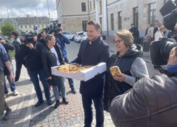 19.05.2025. Skarżysko-Kamienna. Wizyta Rafała Trzaskowskiego / Fot. Anna Głąb - Radio Kielce