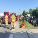 Pięć osób rannych po zderzeniu dwóch samochodów - Radio Kielce 28.05.2025. Morawica. Wypadek / Fot. Daniel Czwartosz - Radio Kielce