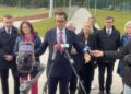 09.05.2025. Starachowice. Wizyta Mateusza Morawieckiego / Fot. Anna Głąb - Radio Kielce
