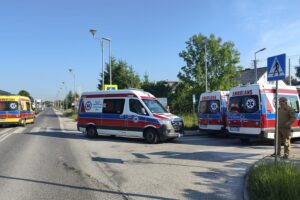 28.05.2025. Morawica. Wypadek / Fot. Daniel Czwartosz - Radio Kielce