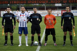 10.05.2025. Ostrowiec Św. Betlic III liga. KSZO - Pogoń-Sokół Lubaczów / Fot. Kamil Król - Radio Kielce