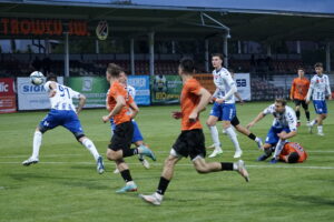 10.05.2025. Ostrowiec Św. Betlic III liga. KSZO - Pogoń-Sokół Lubaczów / Fot. Kamil Król - Radio Kielce