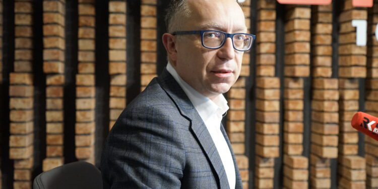 13.05.2025. Radio Kielce. Rozmowa Dnia. Na zdjęciu: Artur Gierada - przewodniczący świętokrzyskiej PO / Fot. Sebastian Kalwat - Radio Kielce