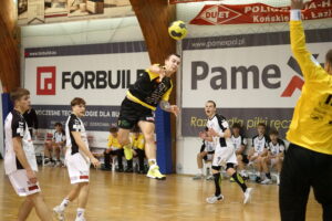 17.05.2025. Końskie. I liga piłki ręcznej. KSSPR Końskie - SPR Górnik Zabrze / Fot. Kamil Król - Radio Kielce