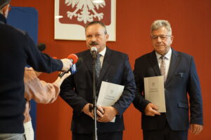 29.05.2025. Kielce. Urząd Wojewódzki. konferencja wojewody ws. programu MSWiA "Razem bezpieczniej"/ Fot. Magdalena Wróblewska Radio Kielce