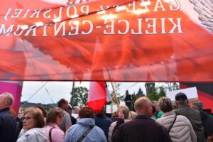 28.05.2025. Końskie. Debata przed II turą wyborów na Prezydenta RP. / Fot. Magdalena Galas-Klusek - Radio Kielce