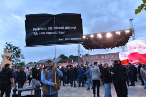 28.05.2025. Końskie. Debata przed II turą wyborów na Prezydenta RP. / Fot. Magdalena Galas-Klusek - Radio Kielce