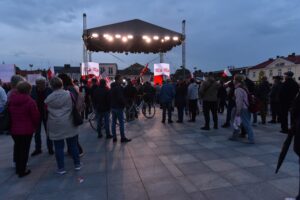 28.05.2025. Końskie. Debata przed II turą wyborów na Prezydenta RP. / Fot. Magdalena Galas-Klusek - Radio Kielce