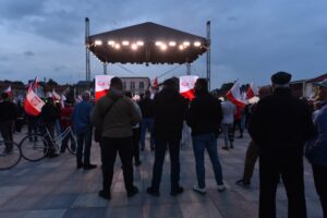 28.05.2025. Końskie. Debata przed II turą wyborów na Prezydenta RP. / Fot. Magdalena Galas-Klusek - Radio Kielce