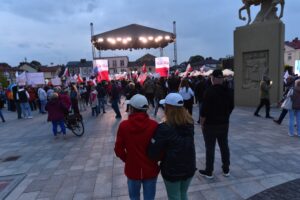 28.05.2025. Końskie. Debata przed II turą wyborów na Prezydenta RP. / Fot. Magdalena Galas-Klusek - Radio Kielce