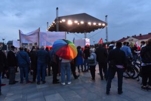28.05.2025. Końskie. Debata przed II turą wyborów na Prezydenta RP. / Fot. Magdalena Galas-Klusek - Radio Kielce