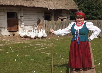 Na zdjęciu: Aleksandra Imosa / Fot. Muzeum Wsi Kieleckiej