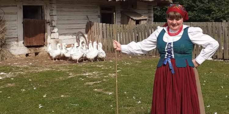 Na zdjęciu: Aleksandra Imosa / Fot. Muzeum Wsi Kieleckiej