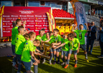 25.05.2025. Kielce. Exbud Arena. BECHER Industria Akademia Korona Cup U12 / Fot. Adrian Dróżdż - Radio Kielce
